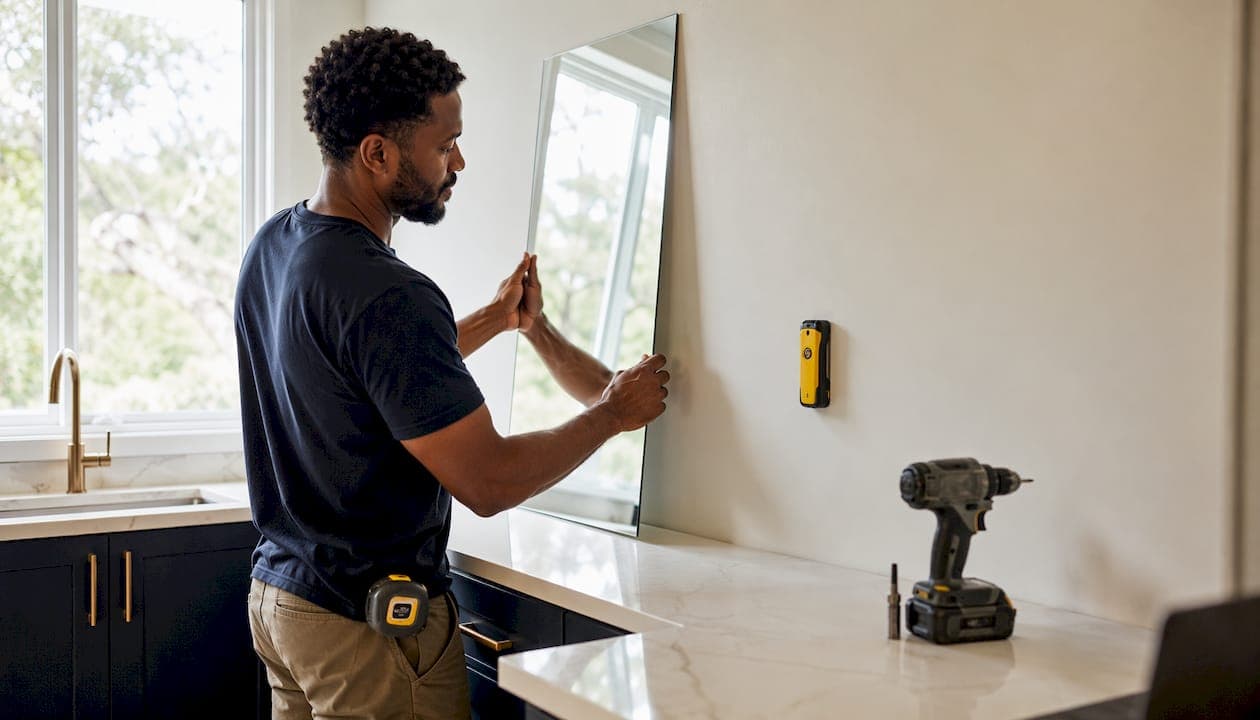How to install large mirror safely: 2026 guide