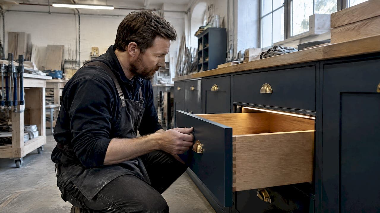 3 Integrated Drawer Lighting Formats for UK Homes and Specifiers