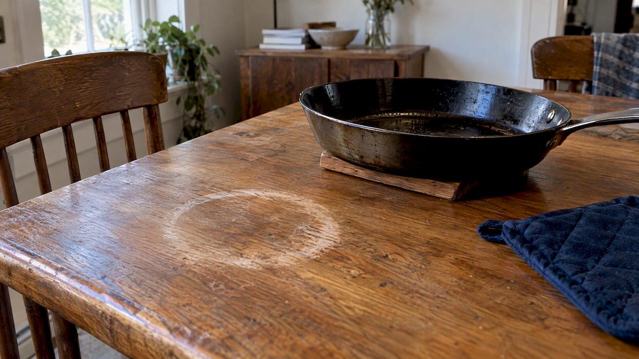 Heat Resistant Finishes for Wood: Hot Pans Can Still Scorch at Home